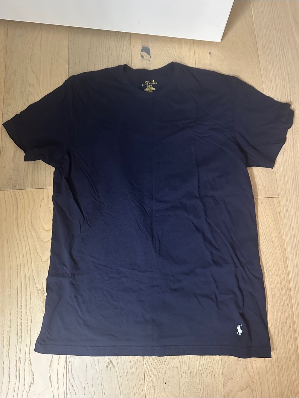 4 pack Polo Ralph Lauren Crew Neck T-Shirt Bundle - Black, Navy, White, Gray - Picture 3 of 5